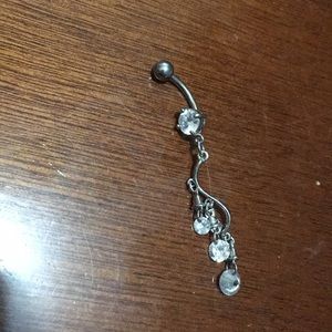 Belly button body jewelry piercing